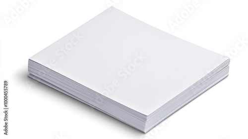 A notepad on solid white background, single object