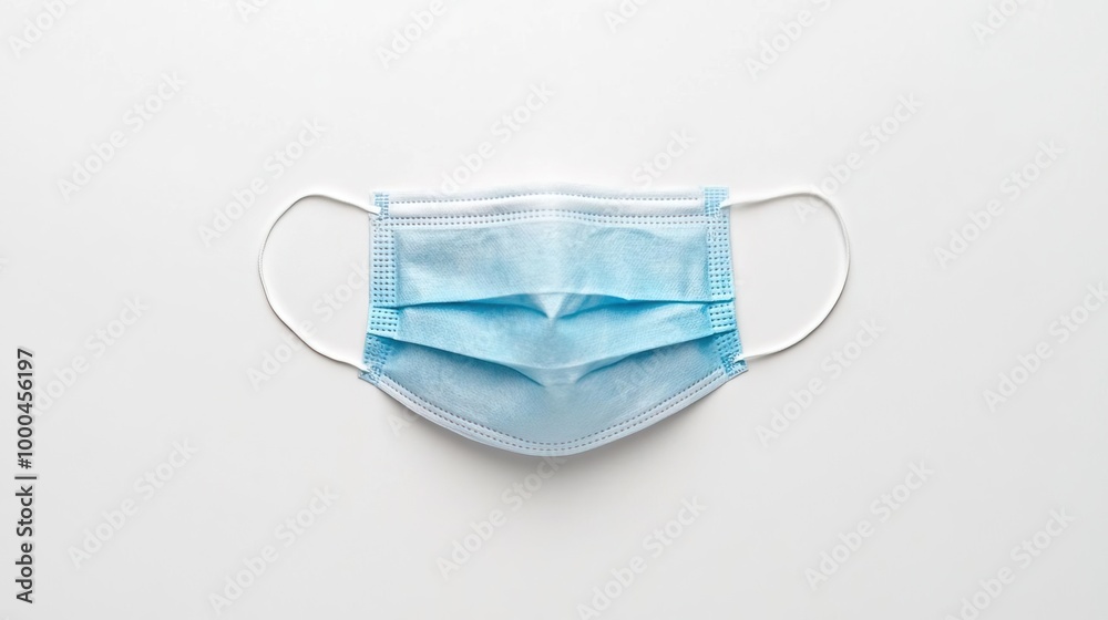 A dust mask on solid white background, single object A dust mask on solid white background, single object