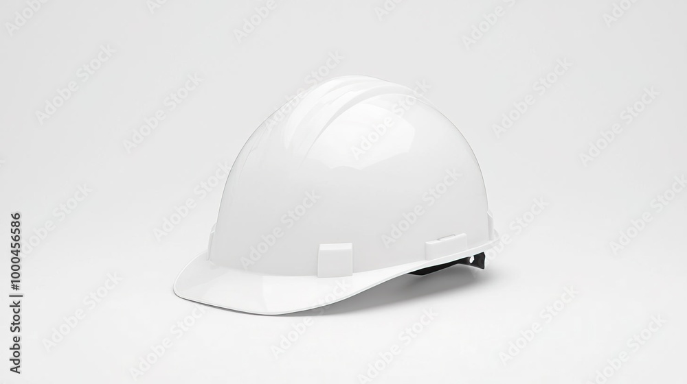 A hard hat on solid white background, single object A hard hat on solid white background, single object