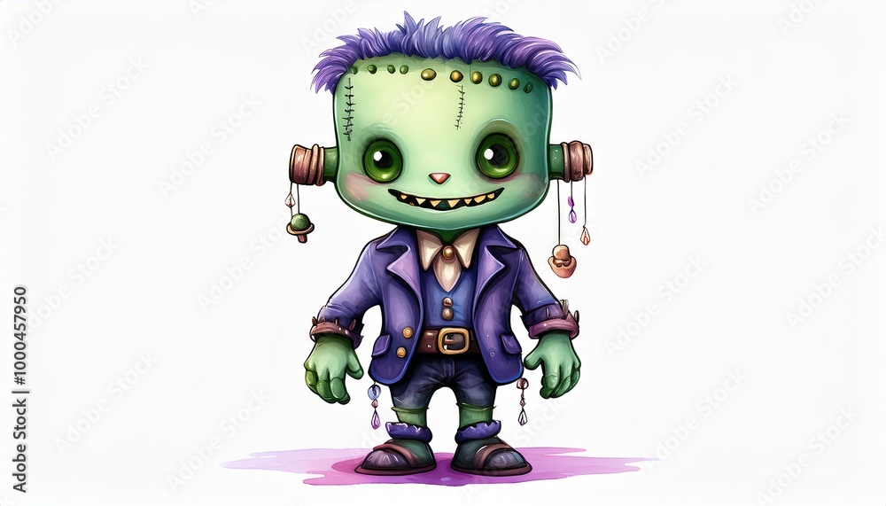 Friendly monster with big smile Friendly monster with big smile