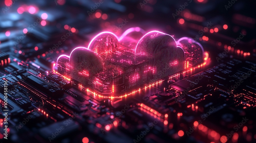 a A diagram showing how secure authentication integrates with cloud services.