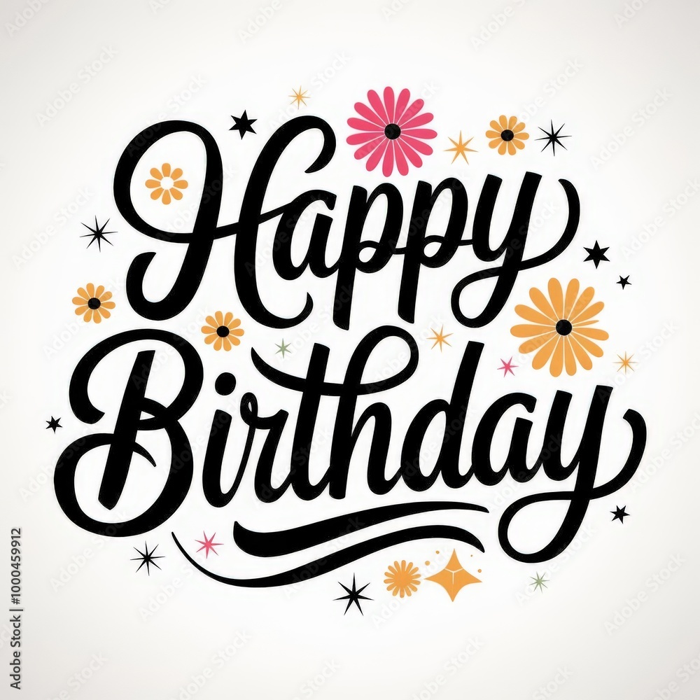 Obraz premium poster Happy Birthday