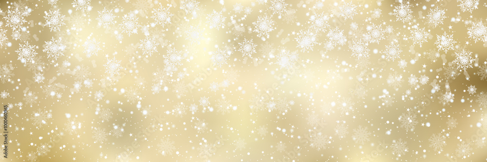 Christmas and New Year luxury vector background with stars and snowflakes. Design for banner, flyer, invitation card, coupon, voucher Christmas and New Year luxury vector background with stars and snowflakes. Design for banner, flyer, invitation card, coupon, voucher