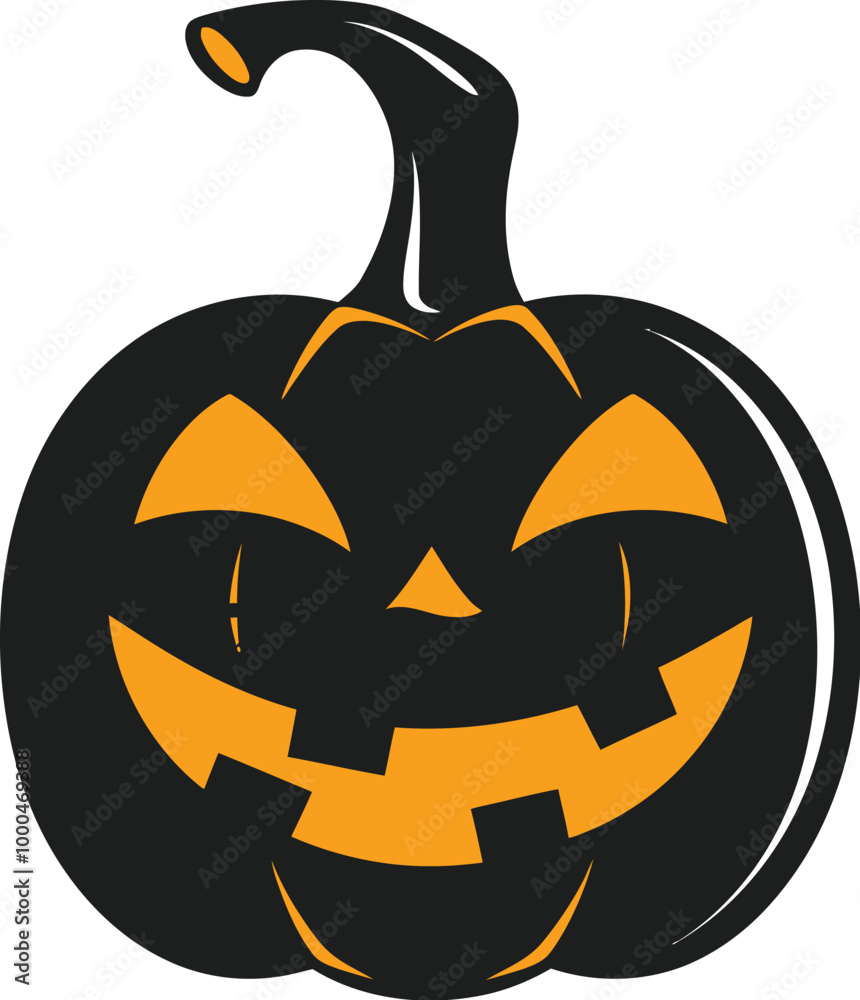 Halloween Pumpkin Flat Vector Icon Halloween Pumpkin Flat Vector Icon
