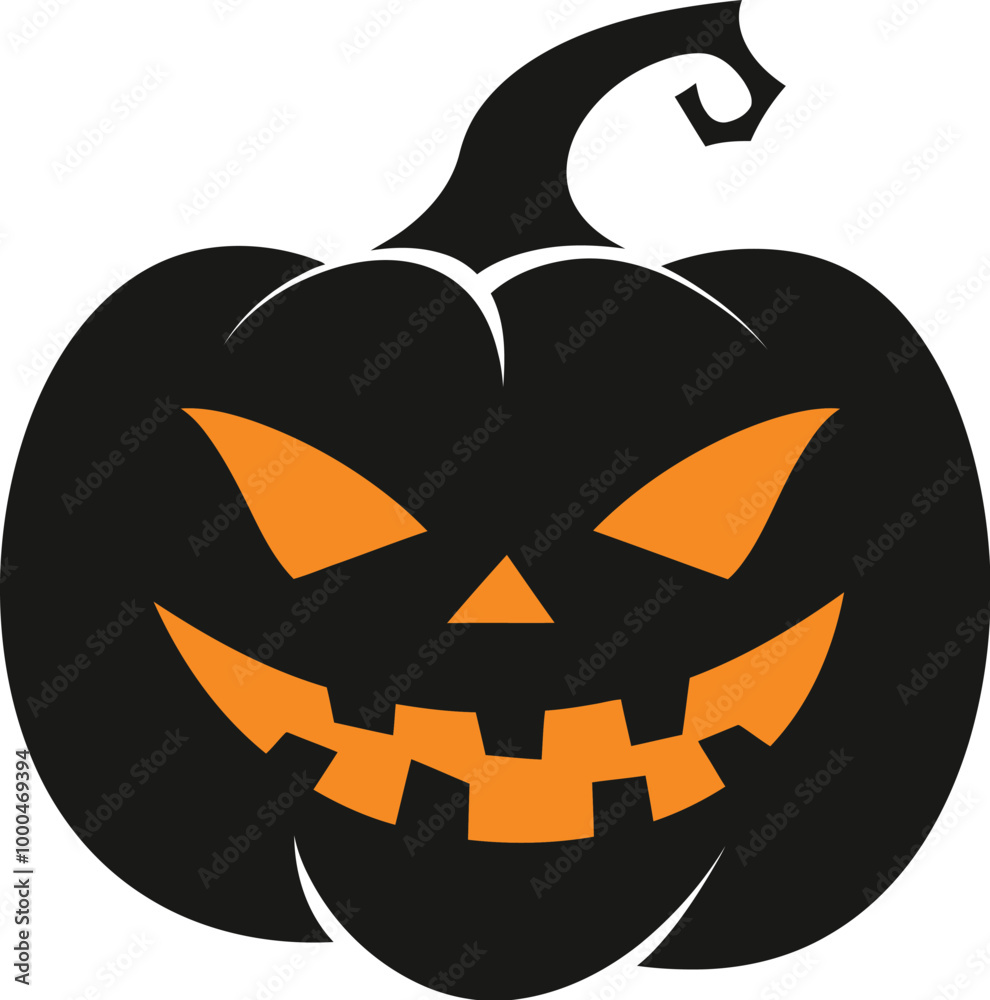 Halloween Pumpkin Flat Vector Icon Halloween Pumpkin Flat Vector Icon