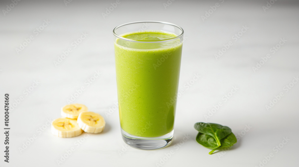 A refreshing green smoothie made with spinach and banana, perfect for healthy boost. This vibrant drink is nutritious and energizing, ideal for any time of day. A refreshing green smoothie made with spinach and banana, perfect for healthy boost. This vibrant drink is nutritious and energizing, ideal for any time of day.
