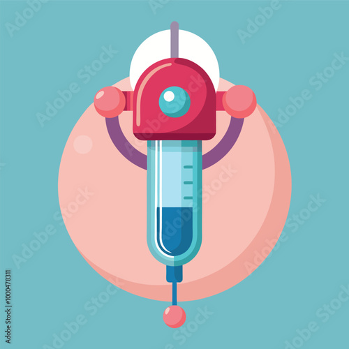 Seamless pattern vector illustration of medical icons for science and medicine design