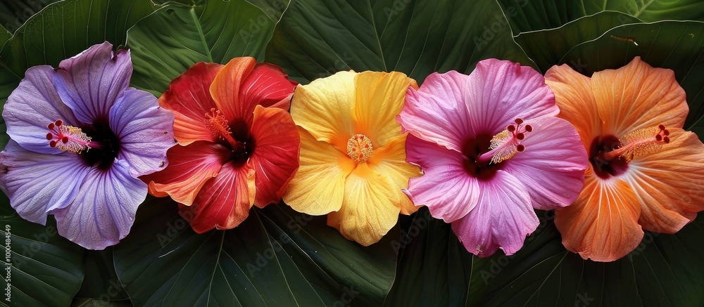 Hibiscus Flowers From Various Kinds Of Hibiscus Flowers There Are Many Beautiful Color Variants Hibiscus Flowers From Various Kinds Of Hibiscus Flowers There Are Many Beautiful Color Variants