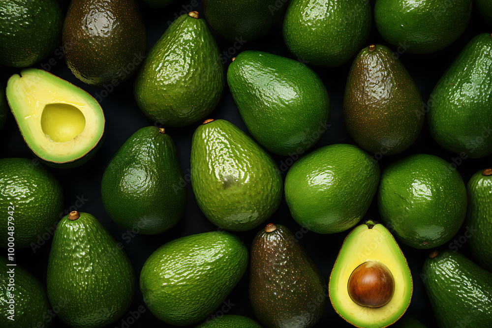 Lots of Avocados. Fresh Avocados background Lots of Avocados. Fresh Avocados background