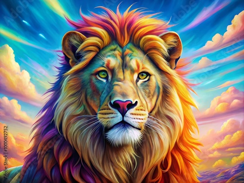 Majestic Lion Coloring Page for Kids and Adults - Fun and Relaxing Animal Outline Art for Creativity