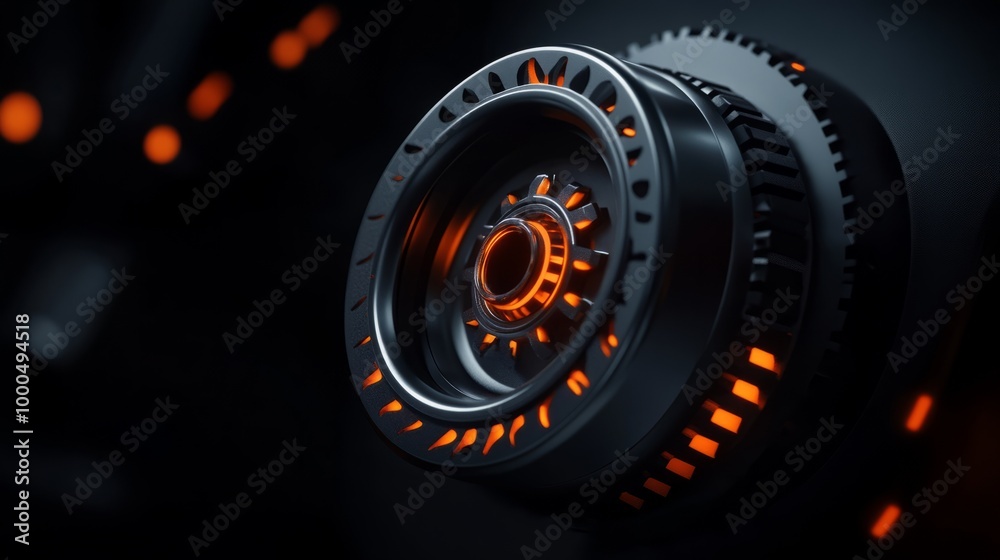 Futuristic Mechanical Lens Futuristic Mechanical Lens
