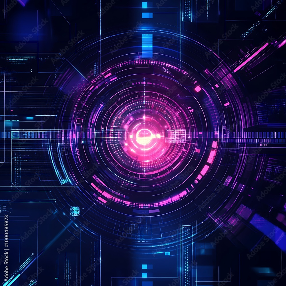 3D abstract technology background with futuristic elements and digital patterns 3D abstract technology background with futuristic elements and digital patterns