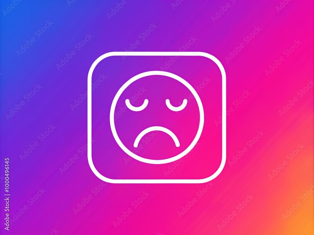 Obraz premium Minimalist Line Icon Representing an Issue or Problem with Clear Visual Communication Concept