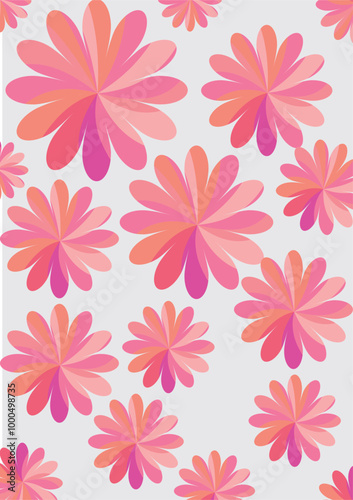 Picture of flowers in pink tones as background image