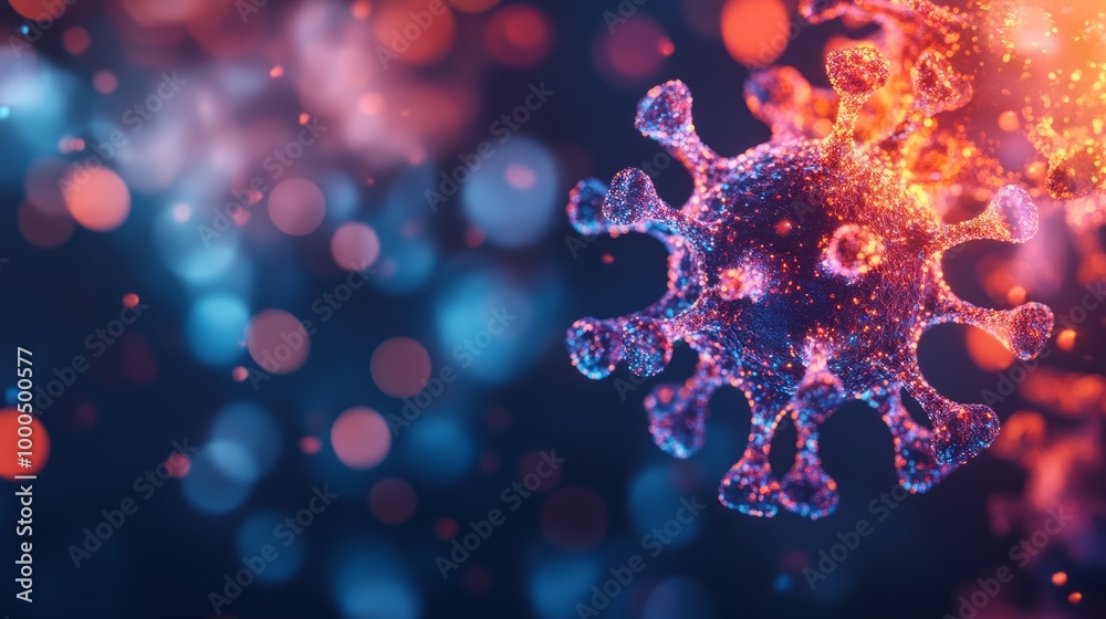 Abstract Virus Illustration Abstract Virus Illustration