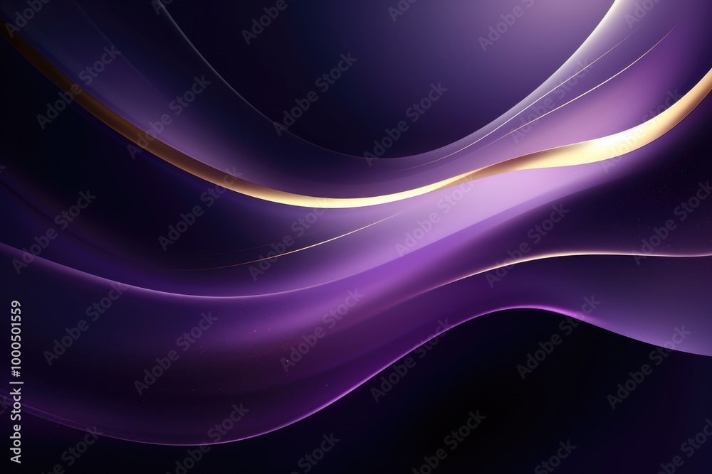 Violet background with gold wave HD wallpaper corporate template copy space Violet background with gold wave HD wallpaper corporate template copy space