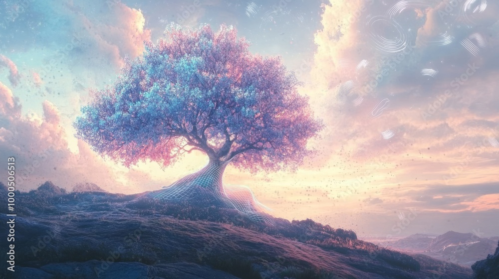 Ethereal Tree at Dawn Ethereal Tree at Dawn