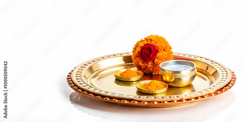 Bhai Dooj Tika and Coin Isolated on White: Sleek Vector Design Capturing Festive Symbolism in Minimalist Style for Photo Stock Bhai Dooj Tika and Coin Isolated on White: Sleek Vector Design Capturing Festive Symbolism in Minimalist Style for Photo Stock