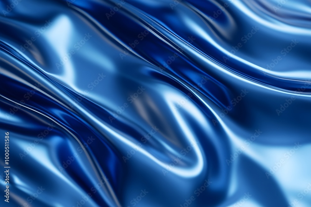 Abstract Blue Drapery Abstract Blue Drapery