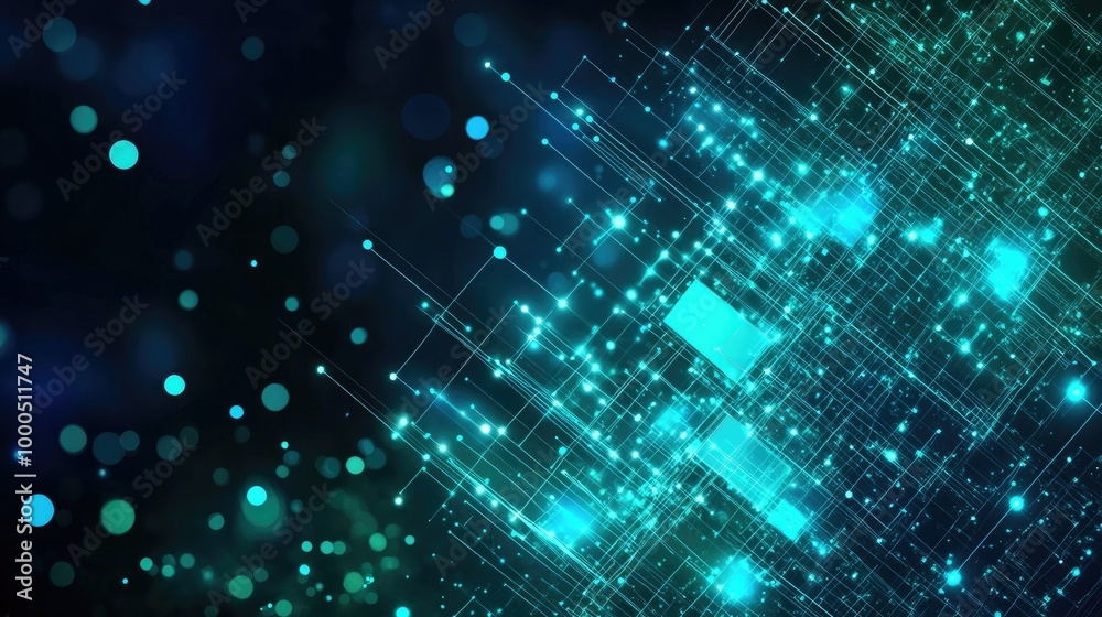 Digital background for tech, AI, data, audio, graphics Digital background for tech, AI, data, audio, graphics