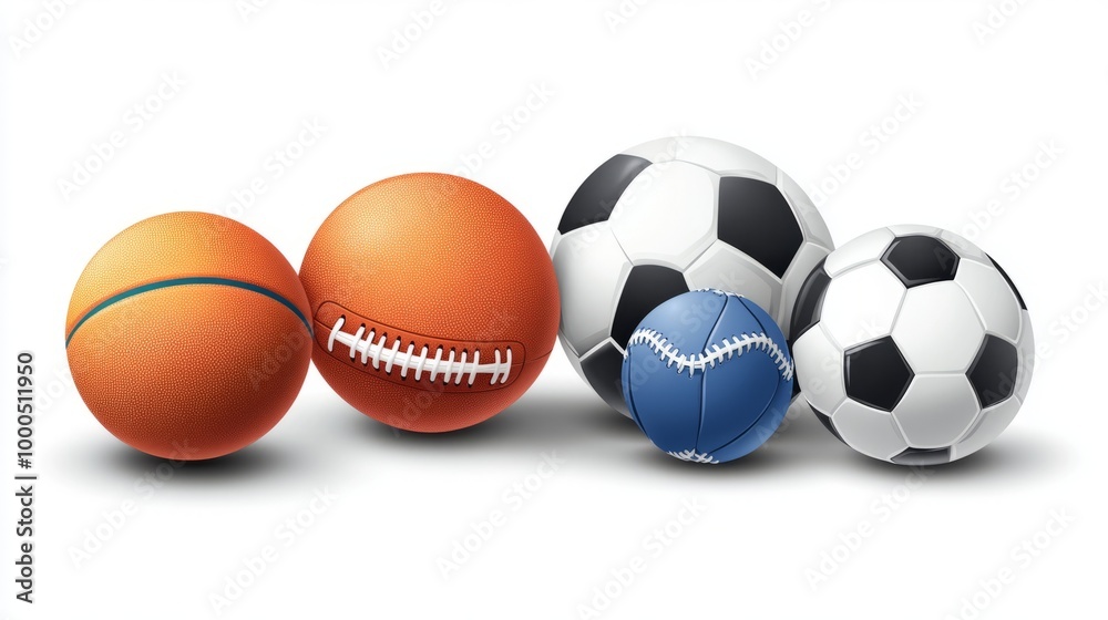 Variety of Sports Balls Variety of Sports Balls