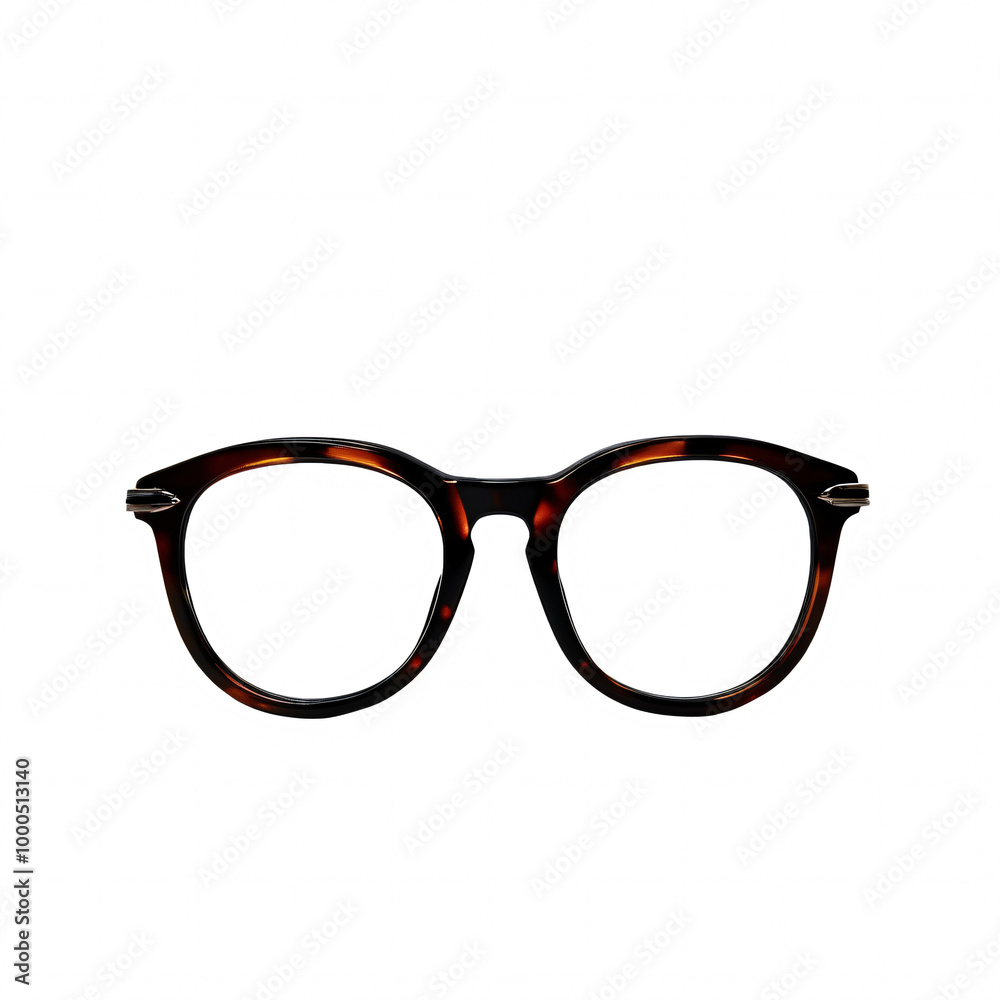 Spotted glasses on white background Spotted glasses on white background