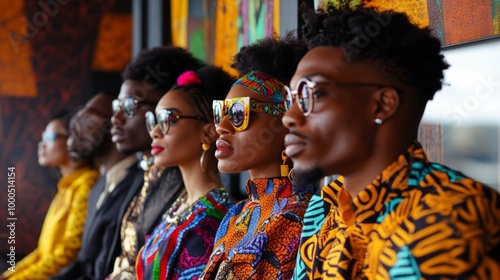 Wallpaper Mural Stylish Group Portrait with Cultural Fashion Torontodigital.ca