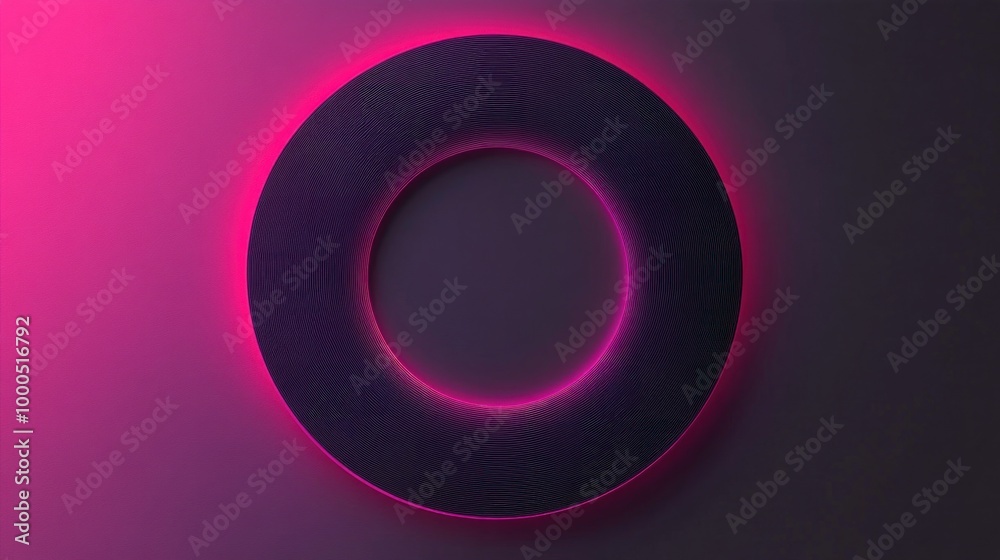 Glowing Circle Abstract Art Glowing Circle Abstract Art