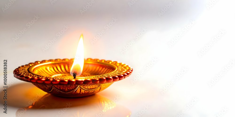 Floating Diya with Glowing Light: Gravity-Defying Symbol of Bhai Dooj in a Serene Photo Stock Concept Floating Diya with Glowing Light: Gravity-Defying Symbol of Bhai Dooj in a Serene Photo Stock Concept