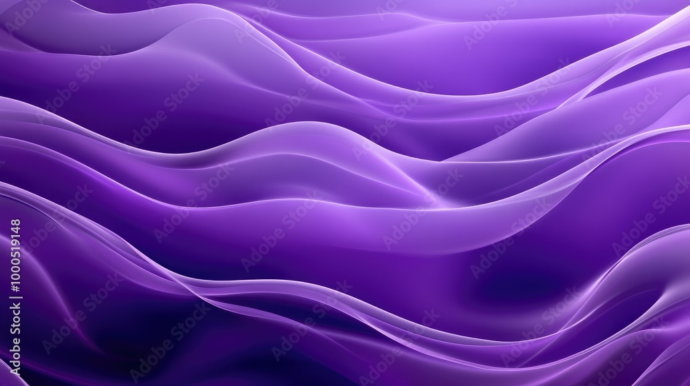 Flowing purple waves creating a luxurious and dynamic abstract background Flowing purple waves creating a luxurious and dynamic abstract background