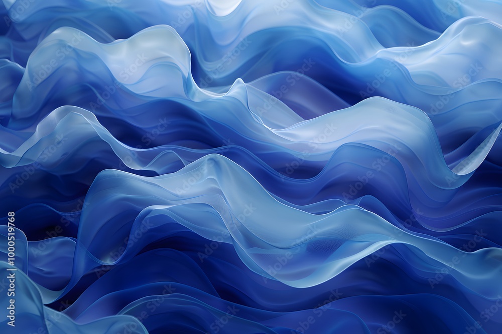 Abstract Blue Waves Abstract Blue Waves