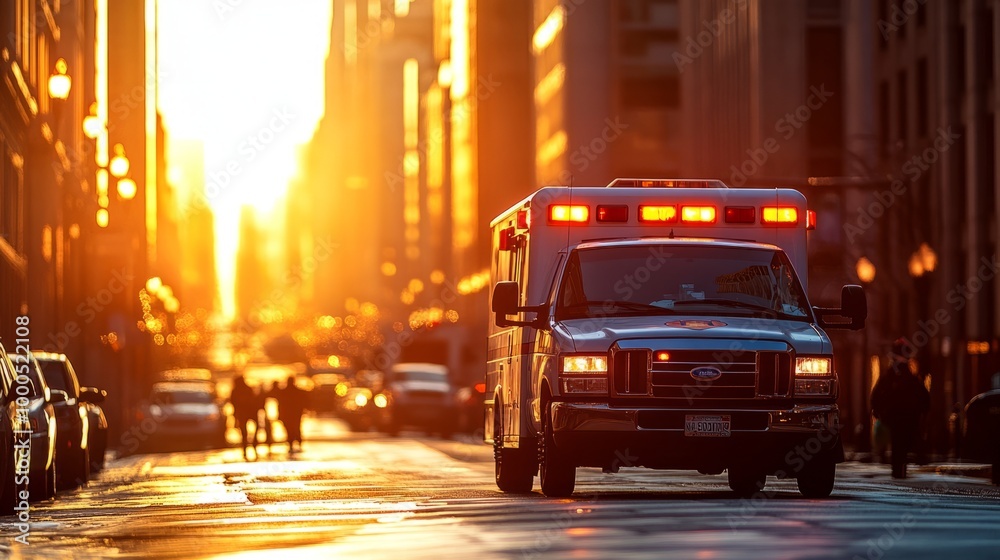 Emergency Response at Sunset Emergency Response at Sunset