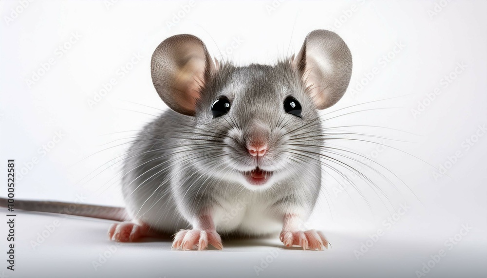 rat on white background rat on white background