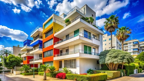 Stunning Bauhaus Architecture in Tel Aviv Showcasing Iconic Design and Unique Urban Landscape