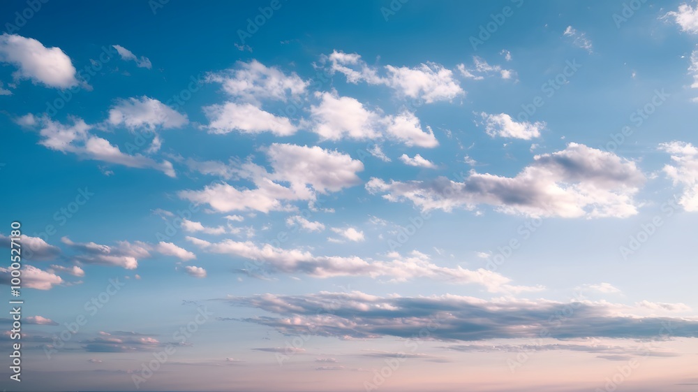 Blue sky with clouds, Cloudy sky landscape Blue sky with clouds, Cloudy sky landscape