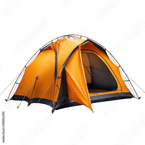 Vibrant Coleman Camping Tent Under Starry Night Sky