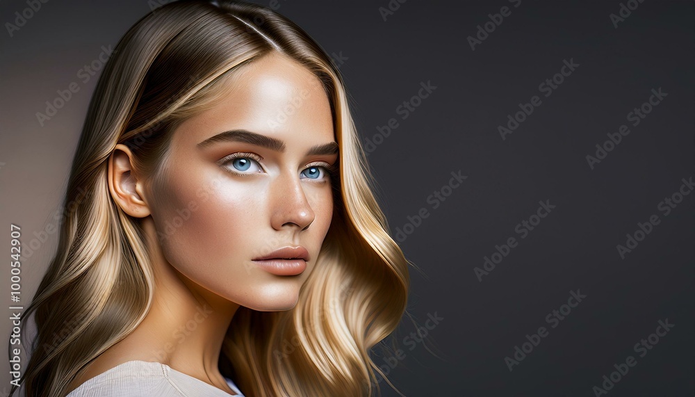 Naklejka premium portrait of a woman