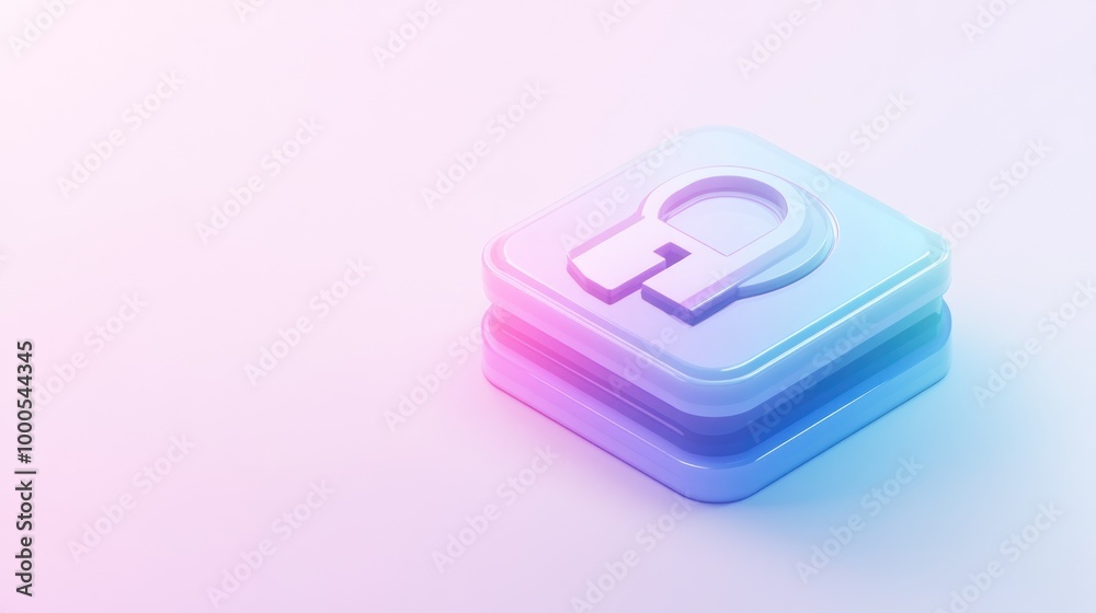A stylized lock icon on layered squares, symbolizing security and protection. A stylized lock icon on layered squares, symbolizing security and protection.