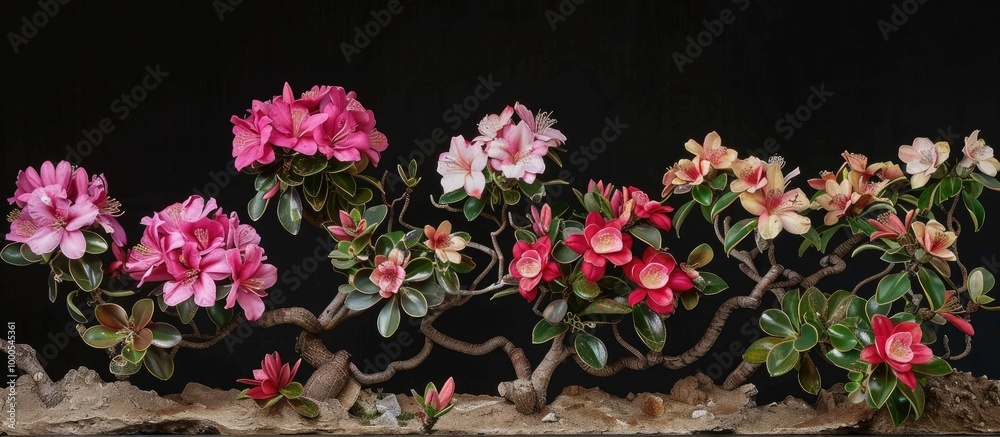 Fototapeta premium Adenium Obesum Desert Rose Impala Lily Mock Azalea
