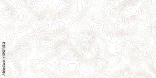 Wallpaper Mural Abstract seamless paper cut world map design geometric background modern template . banner texture white template curve concept style . Torontodigital.ca