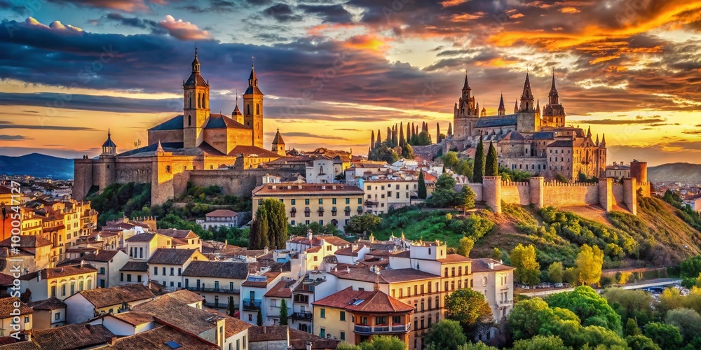 Obraz premium Vibrant and Diverse Elements of Spain's Rich Culture Captured in Stunning Visual Imagery Collection
