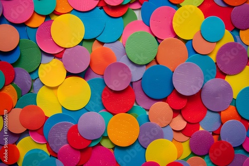 Colorful Circles Abstract