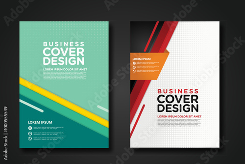 Business cover  design template for Leaflet advertising, poster, magazine and other business