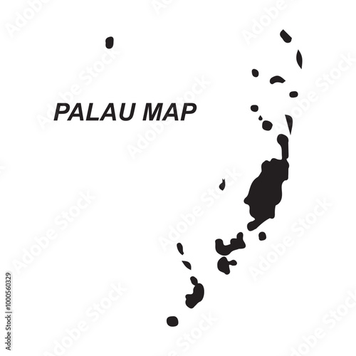 Palau region map
