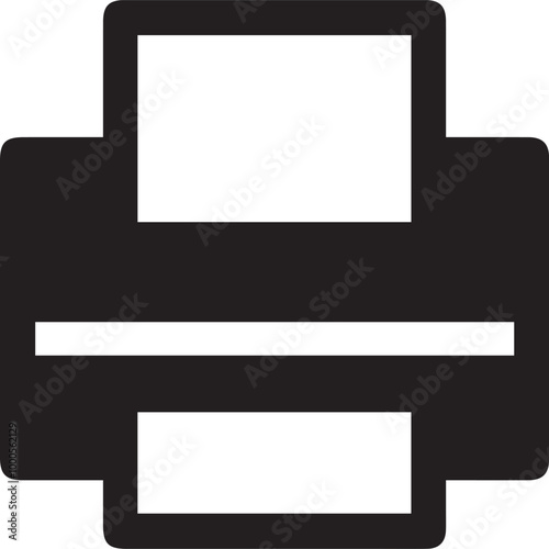 Computer Printer icon symbol vector image illustration 