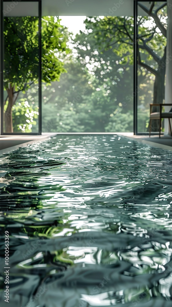 Ripples of Tranquility: A Modern Pool with a View Ripples of Tranquility: A Modern Pool with a View