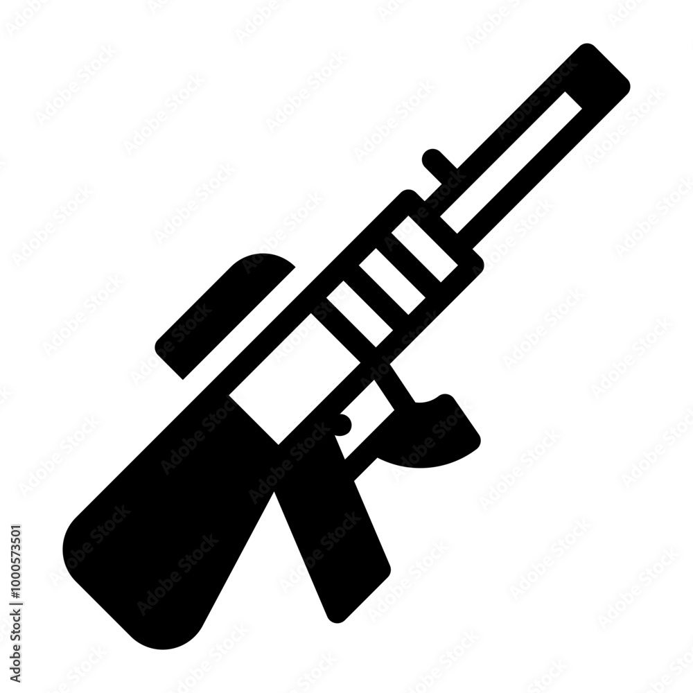 Obraz premium weapon glyph icon