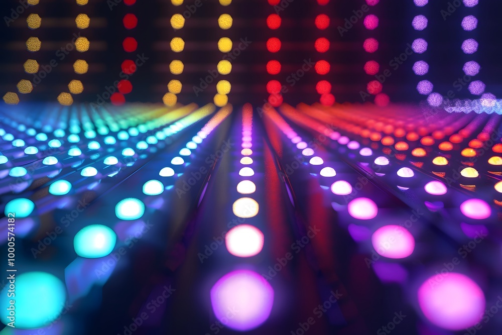 Abstract Colorful LED Lights Abstract Colorful LED Lights
