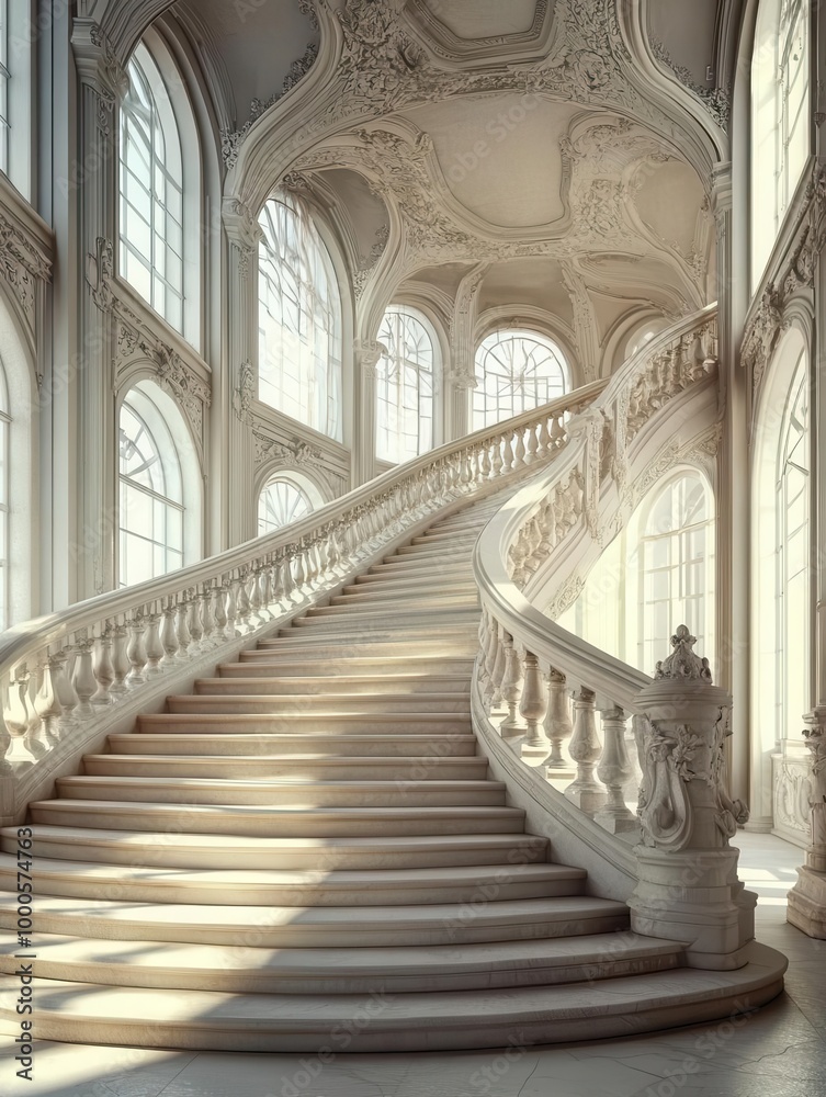 Fototapeta premium Baroque staircase