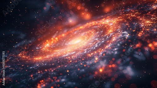 Cosmic Spiral Galaxy